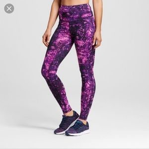 purple workout pants